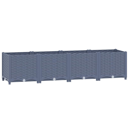 310404 vidaXL Raised Bed 160x40x38 cm Polypropylene