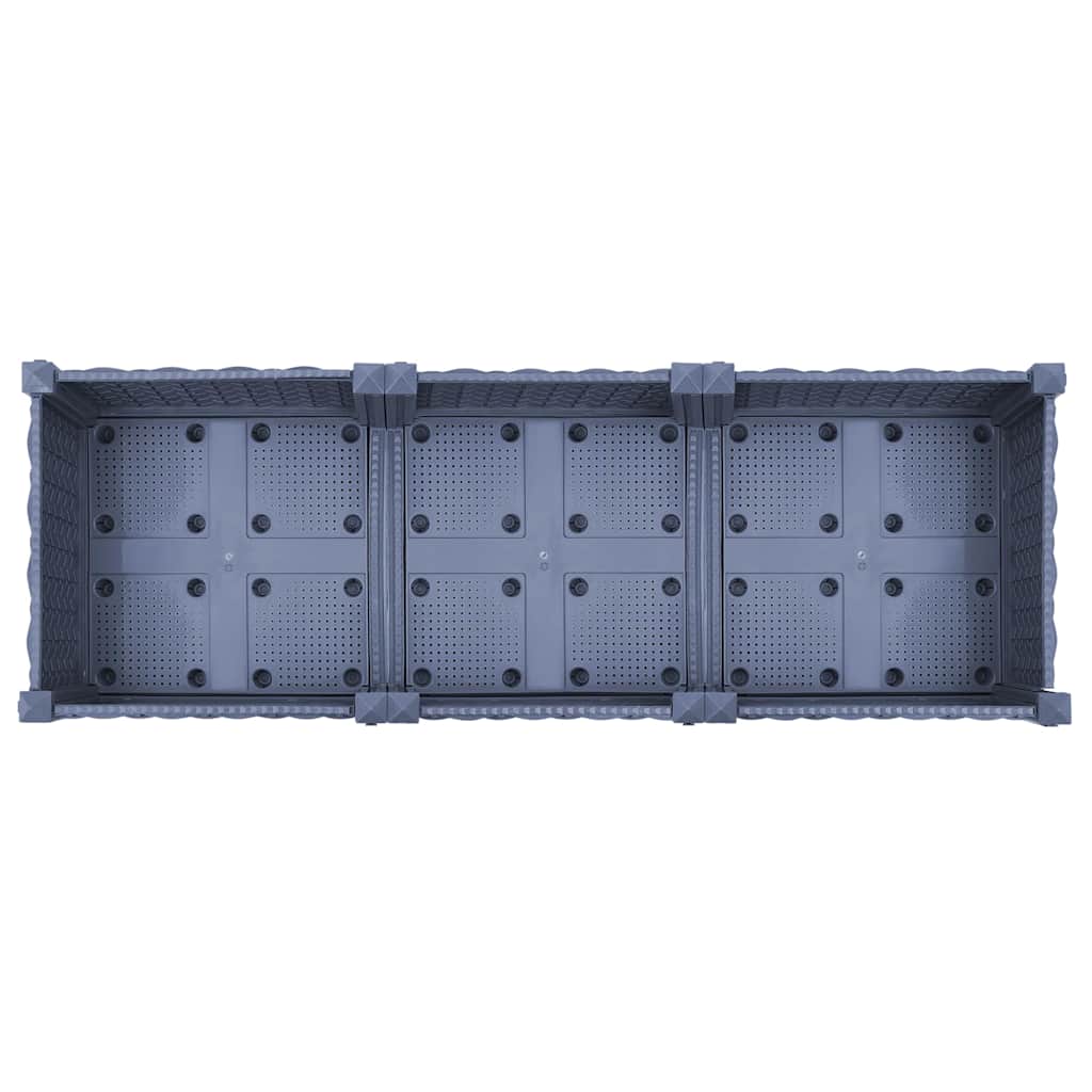 Raised Bed 47.2"x15.7"x28" Polypropylene
