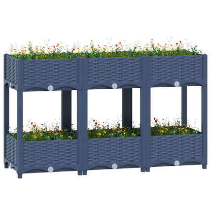 Raised Bed 47.2"x15.7"x28" Polypropylene