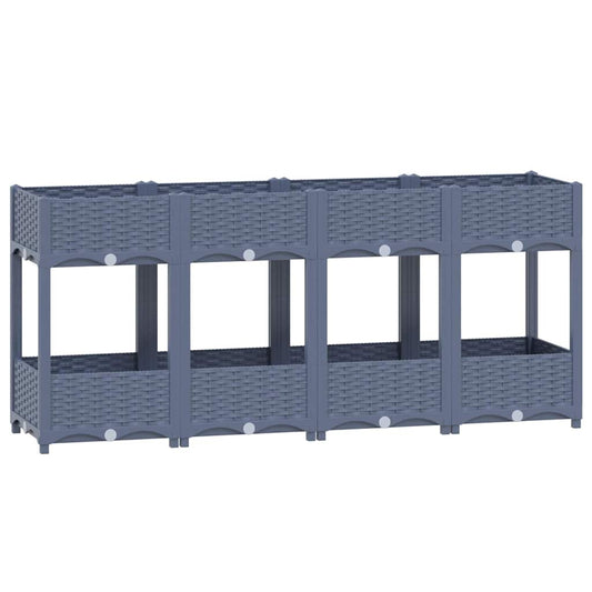 310408 vidaXL Raised Bed 160x40x71 cm Polypropylene