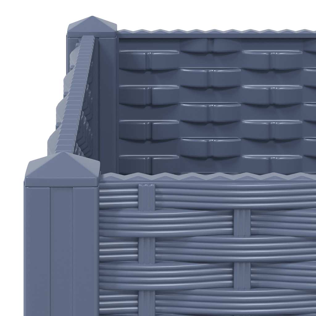 Raised Bed 80x80x23 cm Polypropylene