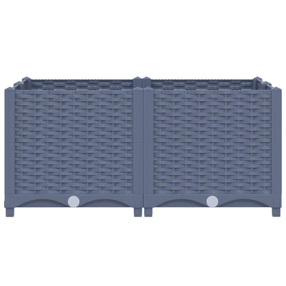 Raised Bed 31.5"x31.5"x15" Polypropylene
