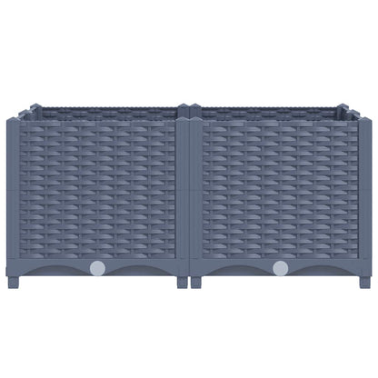Raised Bed 31.5"x31.5"x15" Polypropylene