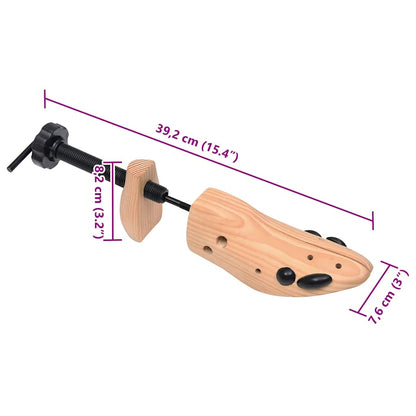 Shoe Trees Size 41-46 Solid Pine Wood