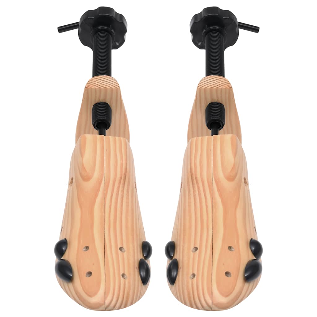 Shoe Trees 2 Pairs Size 36-40 Solid Pine Wood