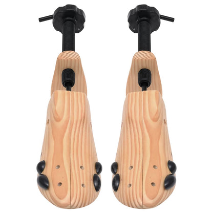 Shoe Trees 2 Pairs Size 36-40 Solid Pine Wood