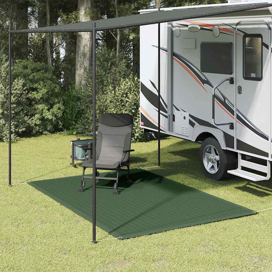310697 vidaXL Tent Carpet 200x300 cm Dark Green