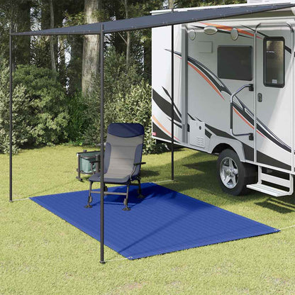 Tent Carpet 250x200 cm Blue HDPE