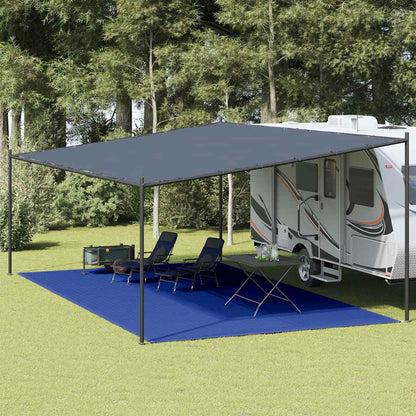 Tent Carpet 400x800 cm Blue HDPE