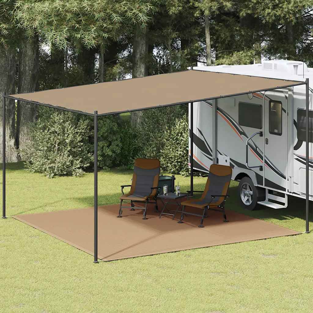 Tent Carpet 400x400 cm Taupe