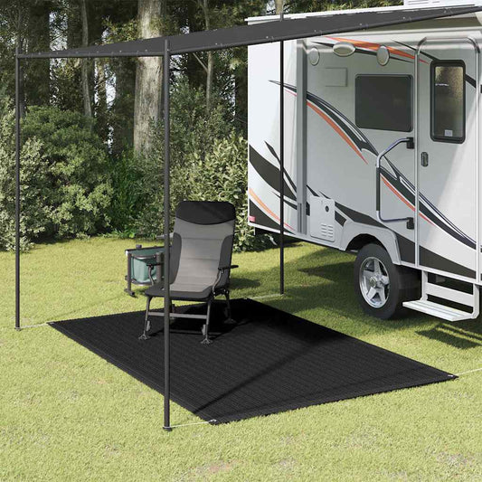 310777 vidaXL Tent Carpet 200x300 cm Black