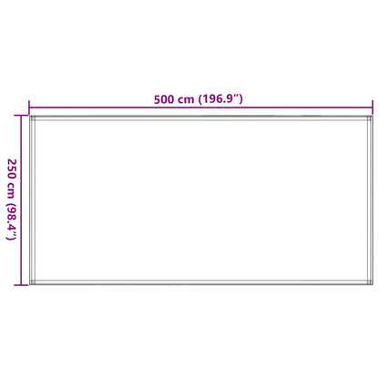 Tent Carpet 250x500 cm Brown