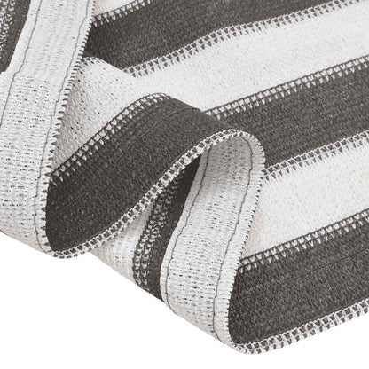 Tent Carpet 200x200 cm Anthracite and White