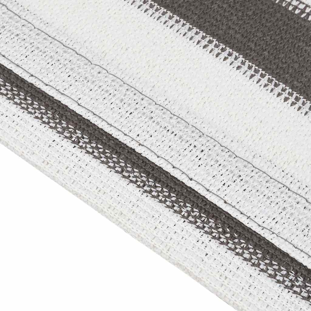 Tent Carpet 200x300 cm Anthracite and White
