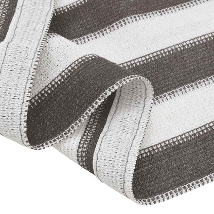 Tent Carpet 250x400 cm Anthracite and White