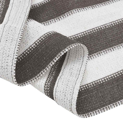 Tent Carpet 250x550 cm Anthracite and White
