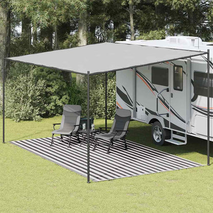Tent Carpet 300x500 cm Anthracite and White