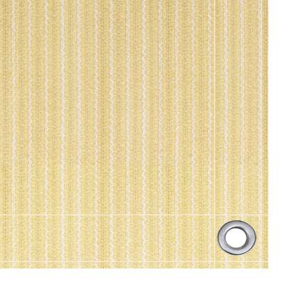 Balcony Screen Beige 75x400 cm HDPE