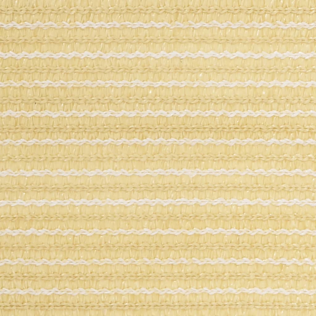 Balcony Screen Beige 75x600 cm HDPE