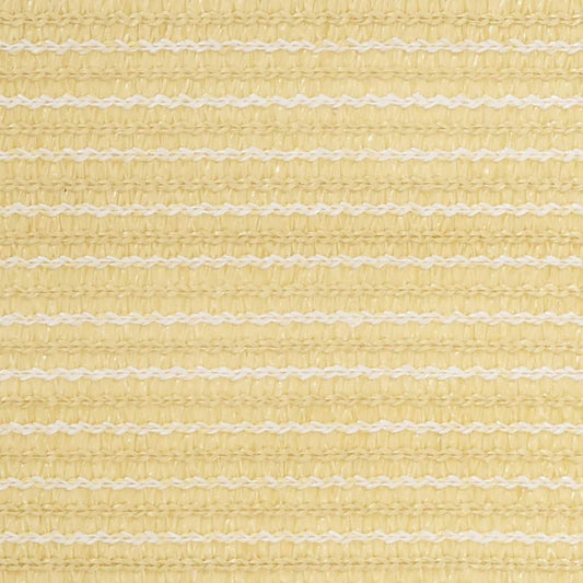 Balcony Screen Beige 75x600 cm HDPE