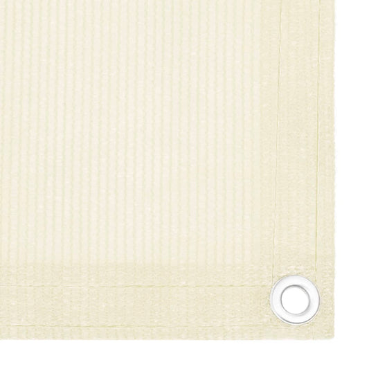 Balcony Screen Cream 90x300 cm HDPE