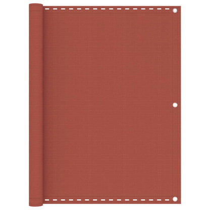 Balcony Screen Terracotta 120x300 cm HDPE