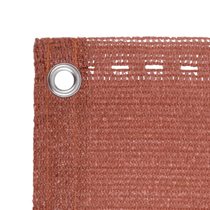 Balcony Screen Terracotta 120x400 cm HDPE