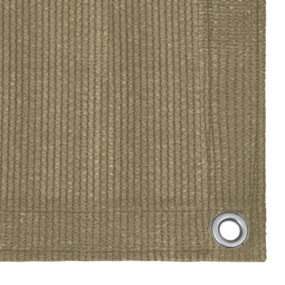 Balcony Screen Taupe 120x500 cm HDPE
