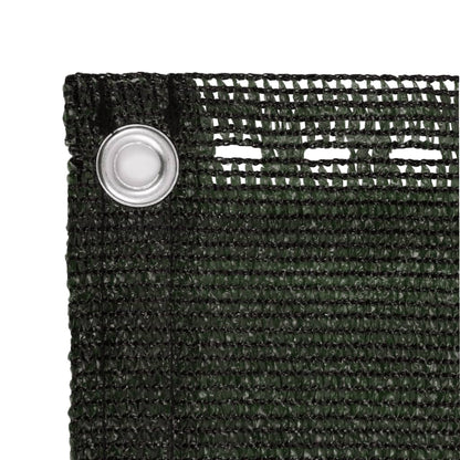 Balcony Screen Dark Green 120x400 cm HDPE