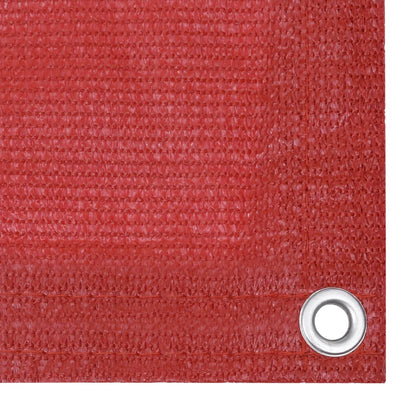 Balcony Screen Red 120x400 cm HDPE