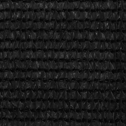 Balcony Screen Black 75x400 cm HDPE