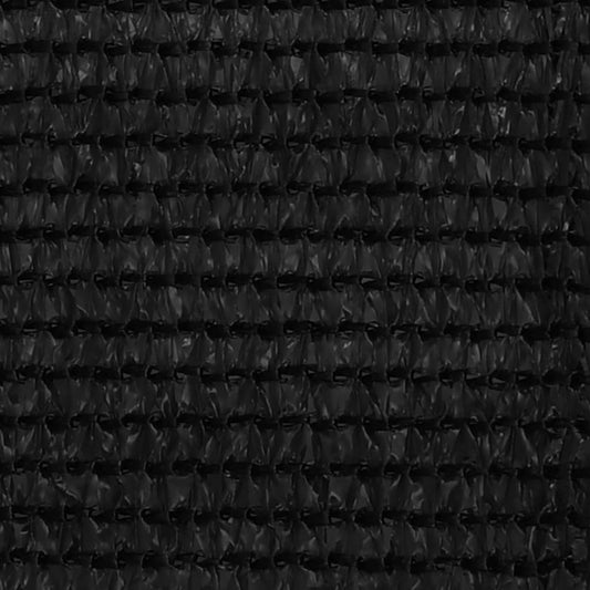 Balcony Screen Black 75x400 cm HDPE