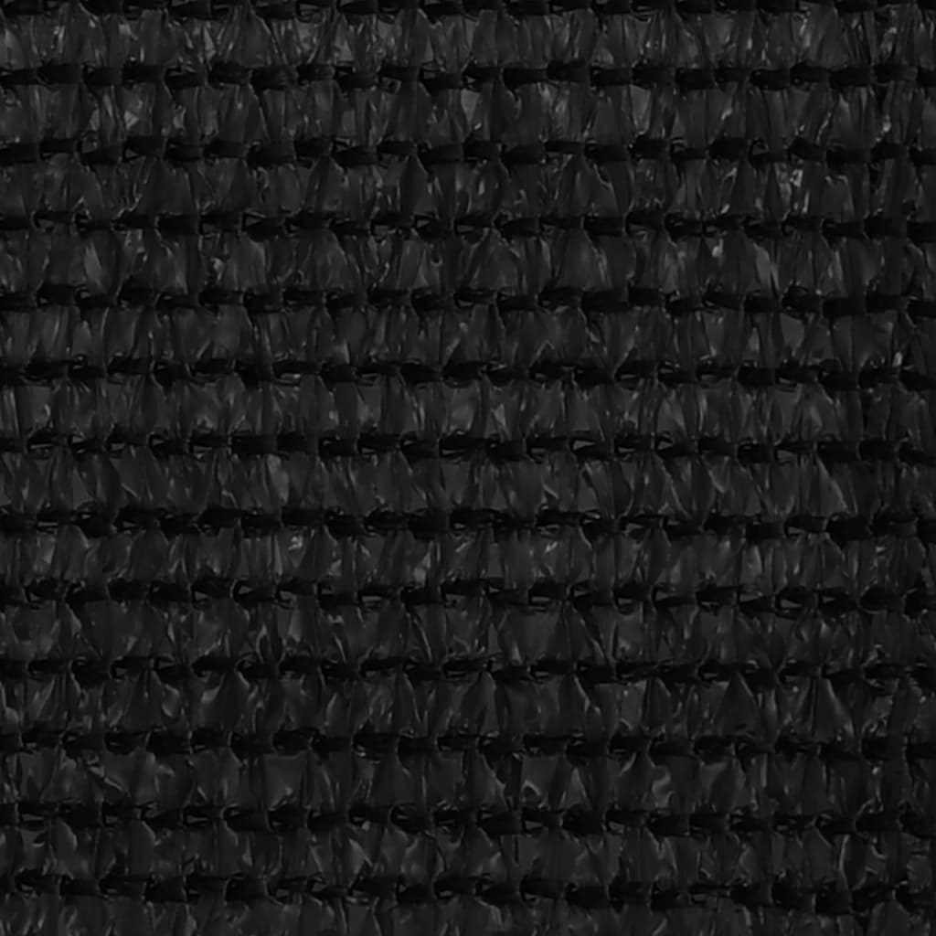 Balcony Screen Black 90x500 cm HDPE