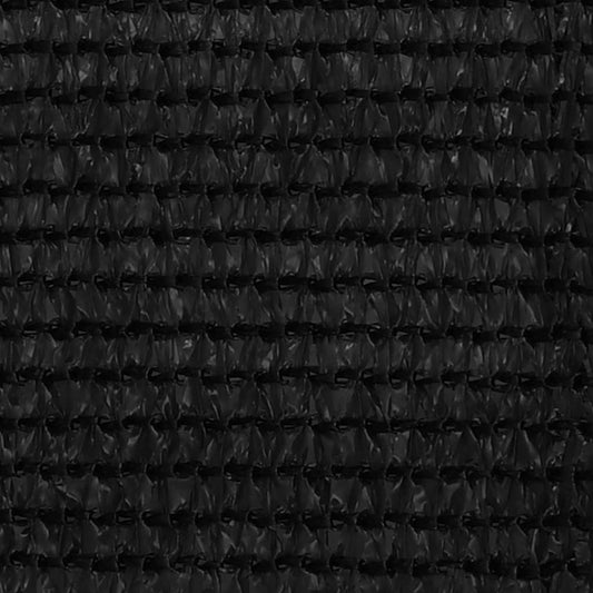 Balcony Screen Black 120x600 cm HDPE