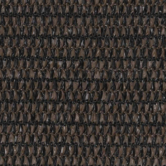 Balcony Screen Brown 90x500 cm HDPE