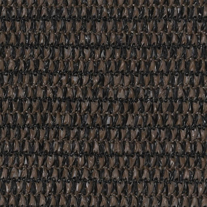 Balcony Screen Brown 90x600 cm HDPE