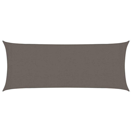 Sunshade Sail 160 g/m² Anthracite 2x4.5 m HDPE