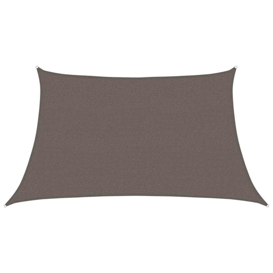Sunshade Sail 160 g/m² Anthracite 3/4x2 m HDPE