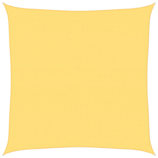 Sunshade Sail 160 g/m² Beige 6x6 m HDPE
