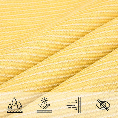 Sunshade Sail 160 g/m² Beige 2x3.5 m HDPE