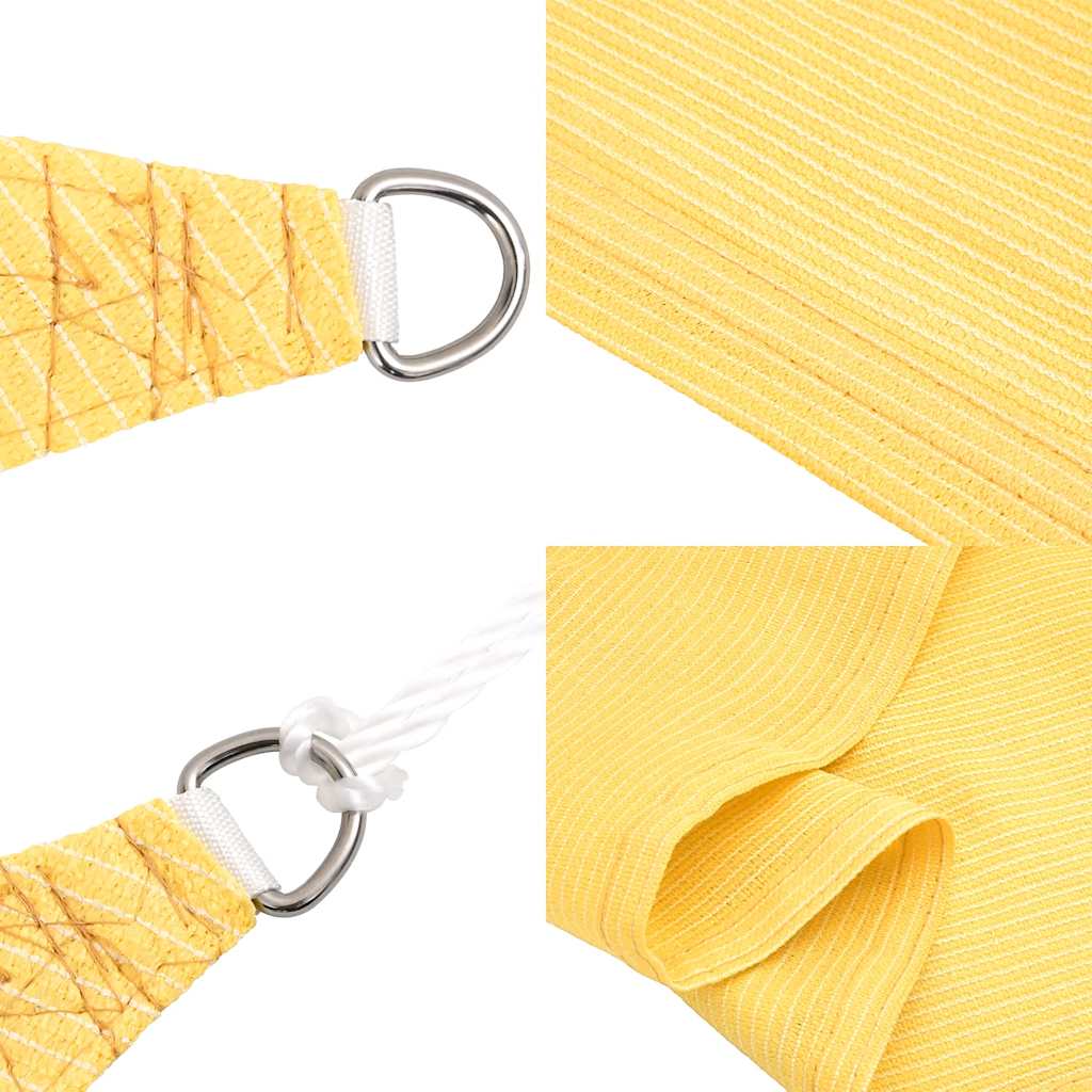 Sunshade Sail 160 g/m² Beige 3x6 m HDPE