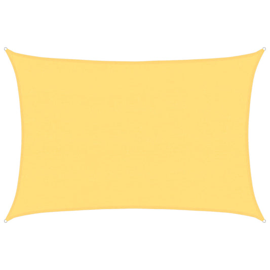 Sunshade Sail 160 g/m² Beige 5x6 m HDPE