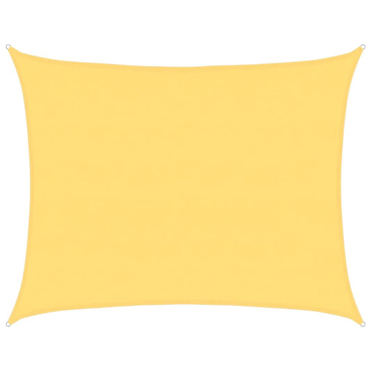 Sunshade Sail 160 g/m² Beige 6x8 m HDPE