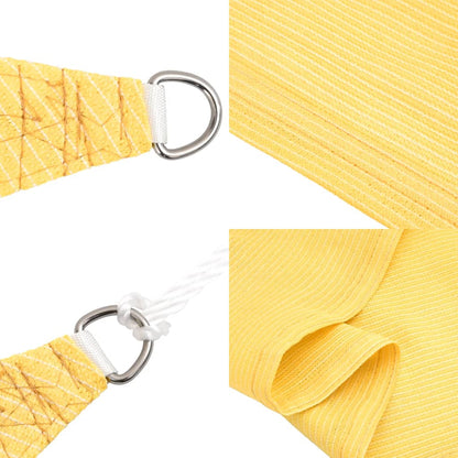Sunshade Sail 160 g/m² Beige 2.5x2.5x3.5 m HDPE