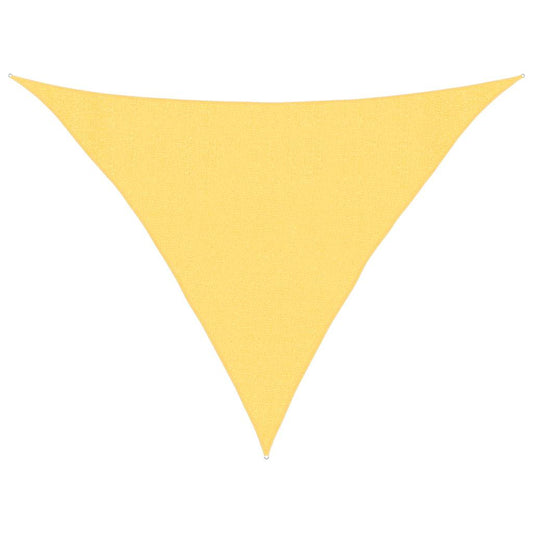 Sunshade Sail 160 g/m² Beige 3x3x4.2 m HDPE