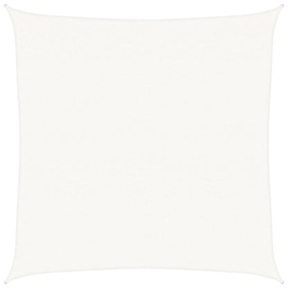Sunshade Sail 160 g/m² White 6x6 m HDPE