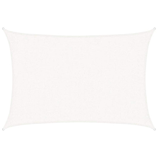 Sunshade Sail 160 g/m² White 2x2.5 m HDPE
