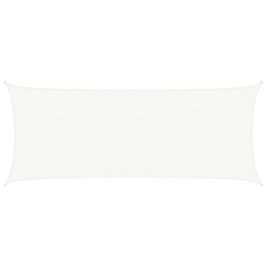 Sunshade Sail 160 g/m² White 2x5 m HDPE
