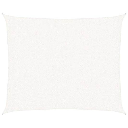 Sunshade Sail 160 g/m² White 2.5x3 m HDPE