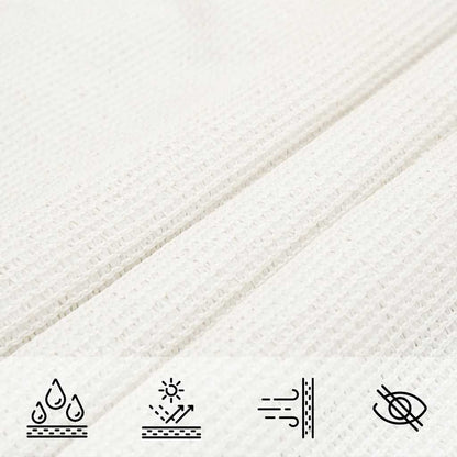 Sunshade Sail 160 g/m² White 2.5x4.5 m HDPE